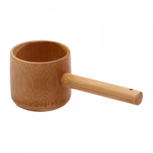 Louche à thé japonaise en bambou Hishaku, compatible avec la cérémonie du thé à l'eau et les grains de café