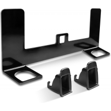 Kit de montagem de âncora de retenção de assento infantil universal para carro compatível com conector de cinto Isofix, preto