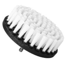 (As show, One size) 2pcs 5 Inch Soft Electric Cleaner Tool For Cleaning Carpet Leather White