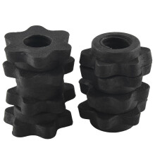 (As show, One size) 4 Pairs Dumbbell Hex Nut,dumbbell Rod Nut, Collars For Barbells Bars Training Sports