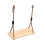 (As show, One size) Pinewood Swing with Adjustable Silky Polypropylene Ropes 1