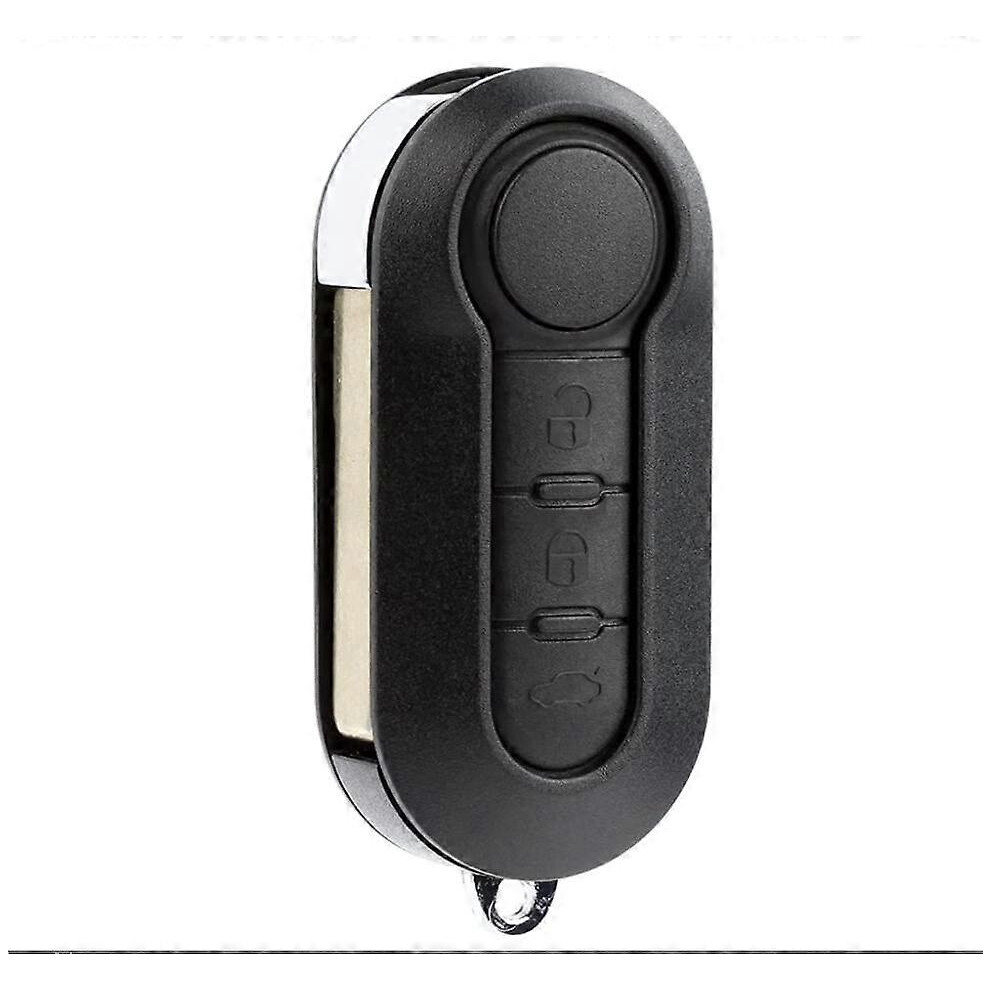(As Show, One Size) Key Shell 3 Buttons Key Compatible With Fiat Grande Punto, Evo, Panda, Bravo, Stilo, 500 L And Lancia Y, Delta Musa Car Models 4704245264697