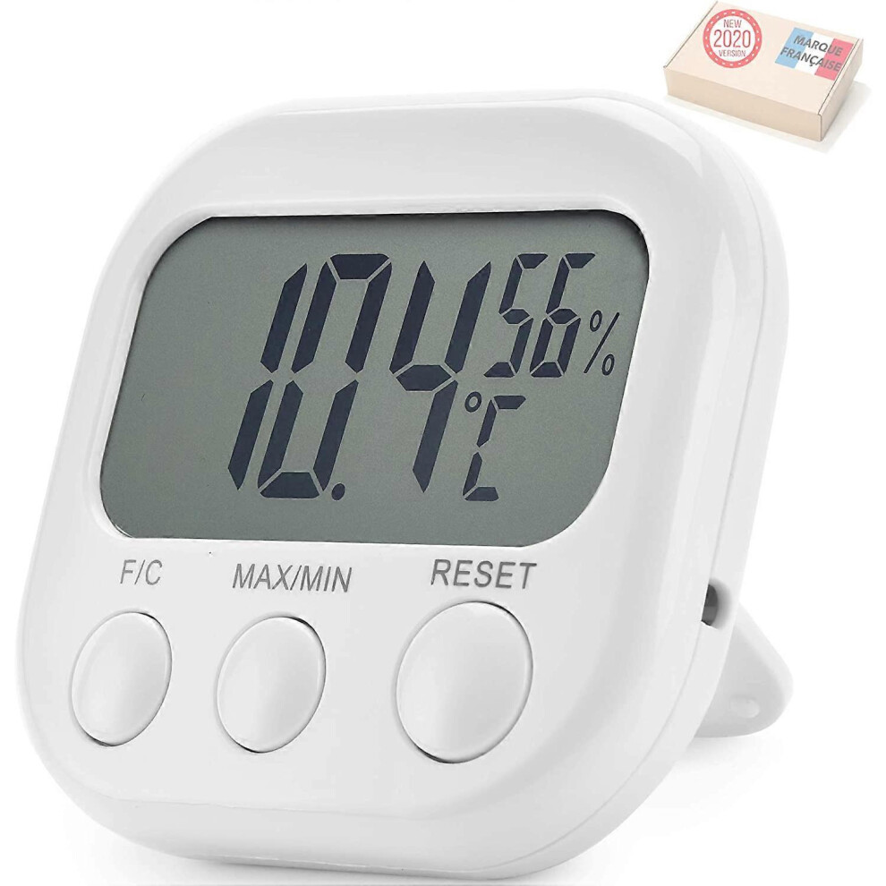 (As show, One size) High Accuracy Indoor Thermometer Hygrometer - Digital Temperature And Humidity Meter