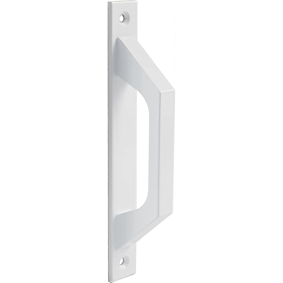 (As Show, One Size) Straight Aluminum Handle In White For Sliding Doors Or Passage Hinged Doors - 200 X 25 X 43 Mm - Functional And Comfortable Straig 4704245296582