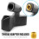 (As show, One size) Universal microphone holder - high quality spring clip for microphones - black 2