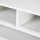 Homcom HOMCOM Desktop Printer Stand with 3 Open Compartments, Desk Organiser, White 9