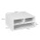 Homcom HOMCOM Desktop Printer Stand with 3 Open Compartments, Desk Organiser, White 6