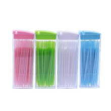 (As show, One size) 200pcs Double-ended Dental Plastic Toothpicks Teeth Sticks Dental Oral Care Tooth Sticks