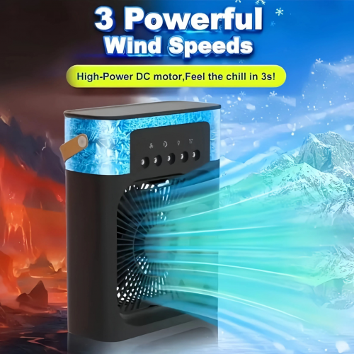 Coldeez Cooling Portable Air Conditioner Cooling Fan Set 1