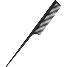 (As show, One size) Anti-Static Tail Comb, Professional Carbon Fiber Hair Tail Comb for Salon Hairdressing, for Hair and for Men and Women with Different Types