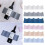 (Grey) Fridge Organiser Beer Stacking Bottle Rack Kitchen Space Saving Can Holder New 4