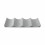 (Grey) Fridge Organiser Beer Stacking Bottle Rack Kitchen Space Saving Can Holder New 1