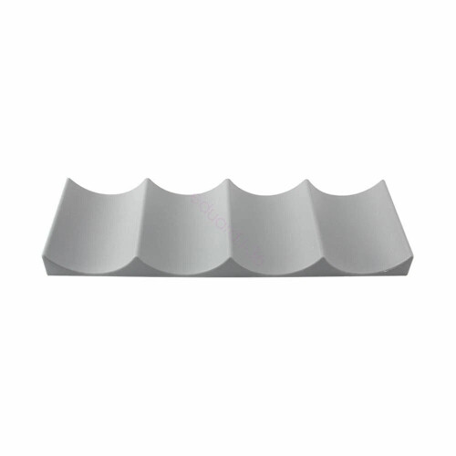 (Grey) Fridge Organiser Beer Stacking Bottle Rack Kitchen Space Saving Can Holder New