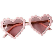 (As show, One size) Kids Toddler Baby Girl Boy Heart Anti - UV Sunglasses, Glasses for Party Photography Outdoor Beach 1 - 8 Years Old
