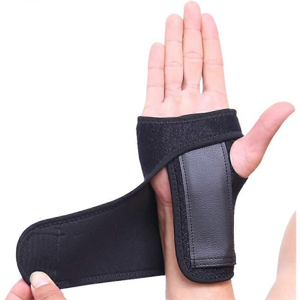 (As show, One size) Wrist Splint - Hand Wrist Brace for Carpal Tunnel, Fracture, Sprain, Arthritis, Tendinitis (L,Right)