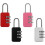 (As show, One size) 3-digit dial combination Suitcase Suitcase Password Lock Code Padlock Pink Durable and creative 4