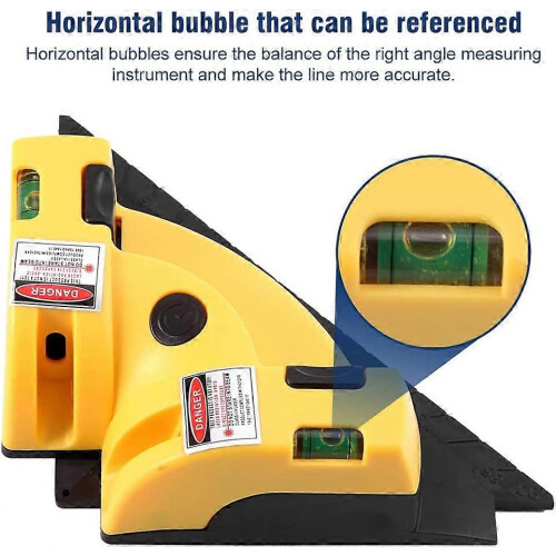 (As show, One size) Laser Level, Right Angle 90 Degree Horizontal Horizontal Laser Line Projection Line Alignment Shaping Tool 1