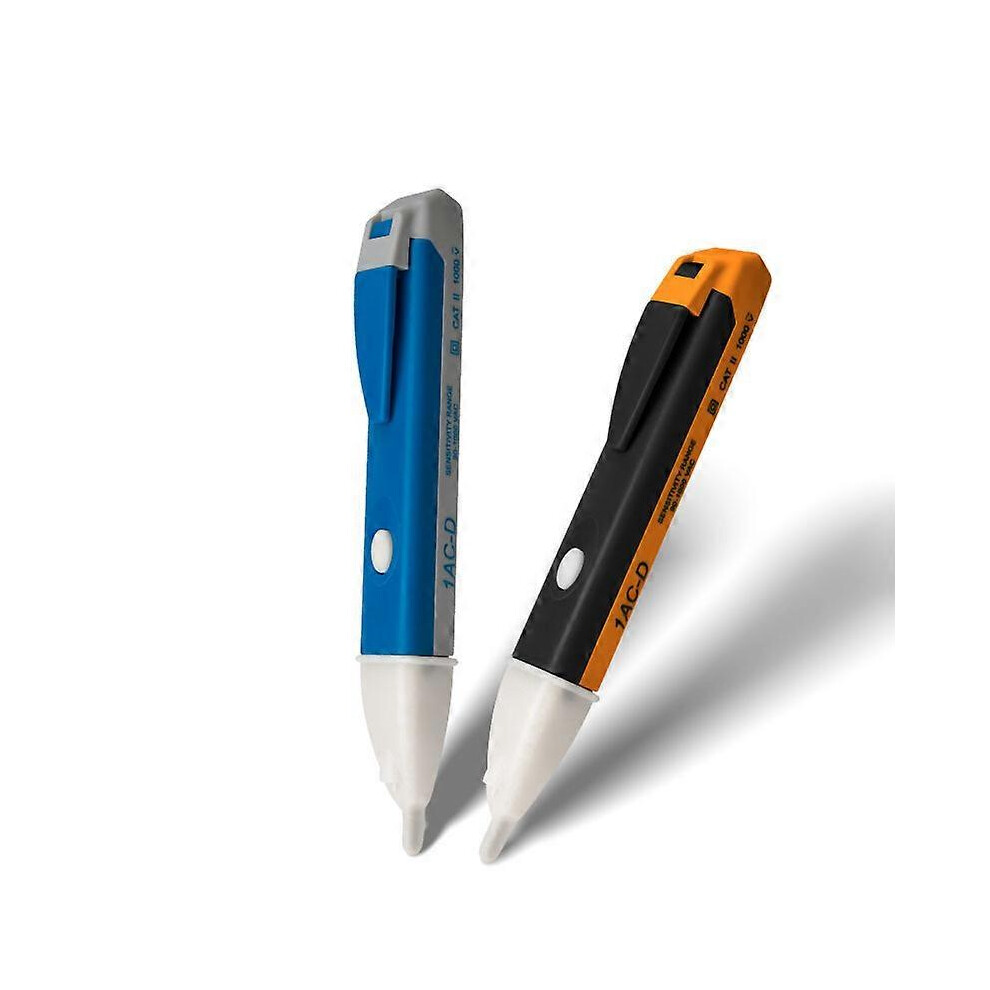 (As Show, One Size) 2Pcs Non-Contact Voltage Tester Electrical Voltage Detector Pen 90-1000V Ac Inductive Electrical Tester Pen 4704245290269