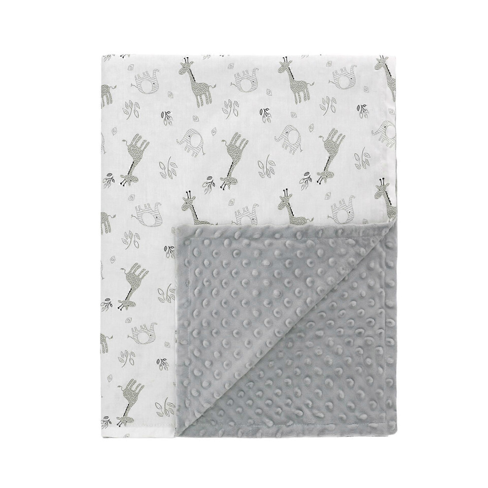 (As show, One size) Baby Blanket Newborn Wrap DouDou Calming Newborn Blanket(Elephant with Giraffe)