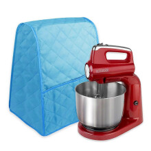 (As show, One size) Stand Mixer Cover, (Blue) Dust Cover with Pockets and Storage Bag for Stand Mixer Accessories, Compatible with KitchenAid, Sunbeam, Cuisinart, Hamilto