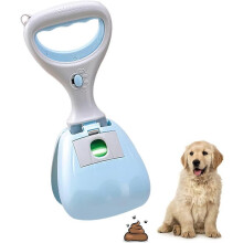 (As show, One size) Portable Dog Poop Scoop Send a Roll of Saddle Bags Dog Poop Scoop, Shovels and Bags Dog Poop Scoop, Dog Poop Scoop for Cats and Dogs