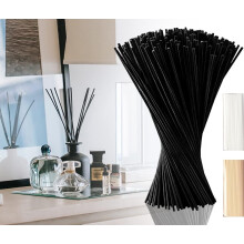 90 píosa fada snáithín Diffusor 30cm x 3mm, Tri-dath adhmaid, Diffusorkabel, Oiriúnach éagsúla ola éitheracha Kamille Diffusorstäbe, Aromat