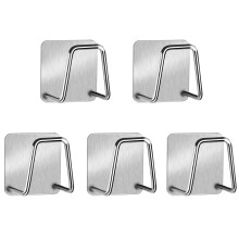 LTSVBO Stainless Steel Swimm Halter, 5 Stück Rostdhíochta Earaí Swimm Rack für Küche Spülbecken, Schnelltrocknen Spülbecken Caddy für Küche