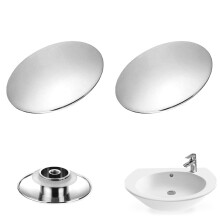 2 Stück Bathroom Waschbecken Druckknopf Replacements, Chrome Waschbecken Dramhaíol einfach Pop Up Bathroom Waschbecken, Bathroom Waschbecken