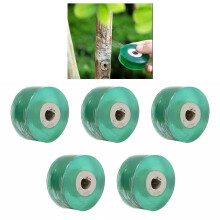 5PCS Transparentes Pfropfband Pflanzenreparaturband Klares Pfropfband und Wachs, bioabbaubables selbstklebendes Parafilm-Pfropfband f