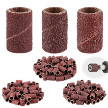 Sleifbänder für Naielbohrer, 100 Piece brune Sleifbänder für Naielbohrer Polieren Naielkutikel Fad le 80 # 120 # 150 Grit für p