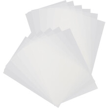 Iron-On Interfacing für Nähen - 10 Stück selbstklebendes Schmelzfleece, dualseitige Patches für Applikation, Stoff und meánpháipéar - smaoin