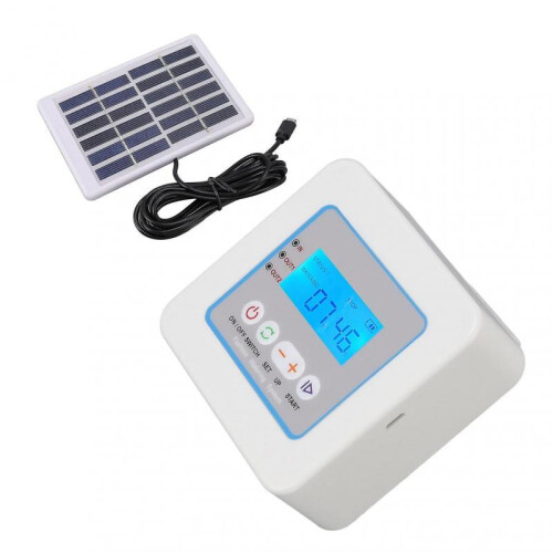 Automated Drip Irrigation, Water-Saving Irrigation Kit, Solar-Powered Garden Irrigation with Multiple Functions, Programmable Watering System for 2