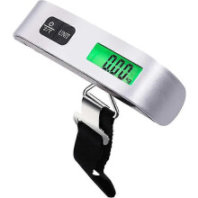 (As show, One size) Luggage Scale Luggage Scales Hanging Bathroom Scale Body Weight Scale with Temperature Sensor and Taring Luggage Scale for Outdoor Travel Home Use 50