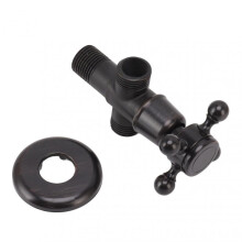 Vintage Copper Angle Stop Valve for Bathroom And Kitchen Sink, Strong Pressure Resistance Wear Resistance Anti-Aging Erosion Proof Leakage Proof
