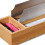 Bamboo Wrap Dispenser, Eco-Friendly Bamboo Construction Slide Cutter Dispenser for Kitchen Drawer, Versatile Storage Solution for Plastic Wrap And 3
