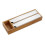 Bamboo Wrap Dispenser, Eco-Friendly Bamboo Construction Slide Cutter Dispenser for Kitchen Drawer, Versatile Storage Solution for Plastic Wrap And 1