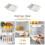 Egg Organizer for Fridge, Suitable Size Egg Protection Box, Space Saver Plastic Egg Tray for Refrigerator Egg Holder (White) 5