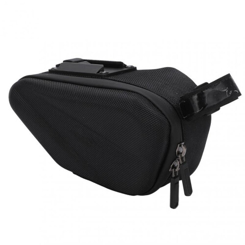Polyester Riding Essentials Carrier, Adjustable Strap Container with Reflective Material Pouch, Anti-Theft Travel Bag And Internal Netting 2