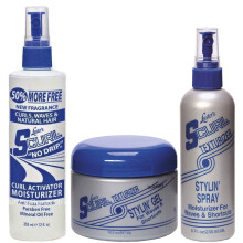 Luster's S-Curl Activator 12oz, Styling Gel 10.5oz, Styling Spray 8oz (Set Of 3)