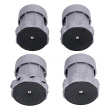 Anti-Slip Adjustable Furniture Feet, Shock Absorbing Heavy Duty Appliance Risers for Appliances Furniture with Leg Diameters < 7cm, Stabilizers for