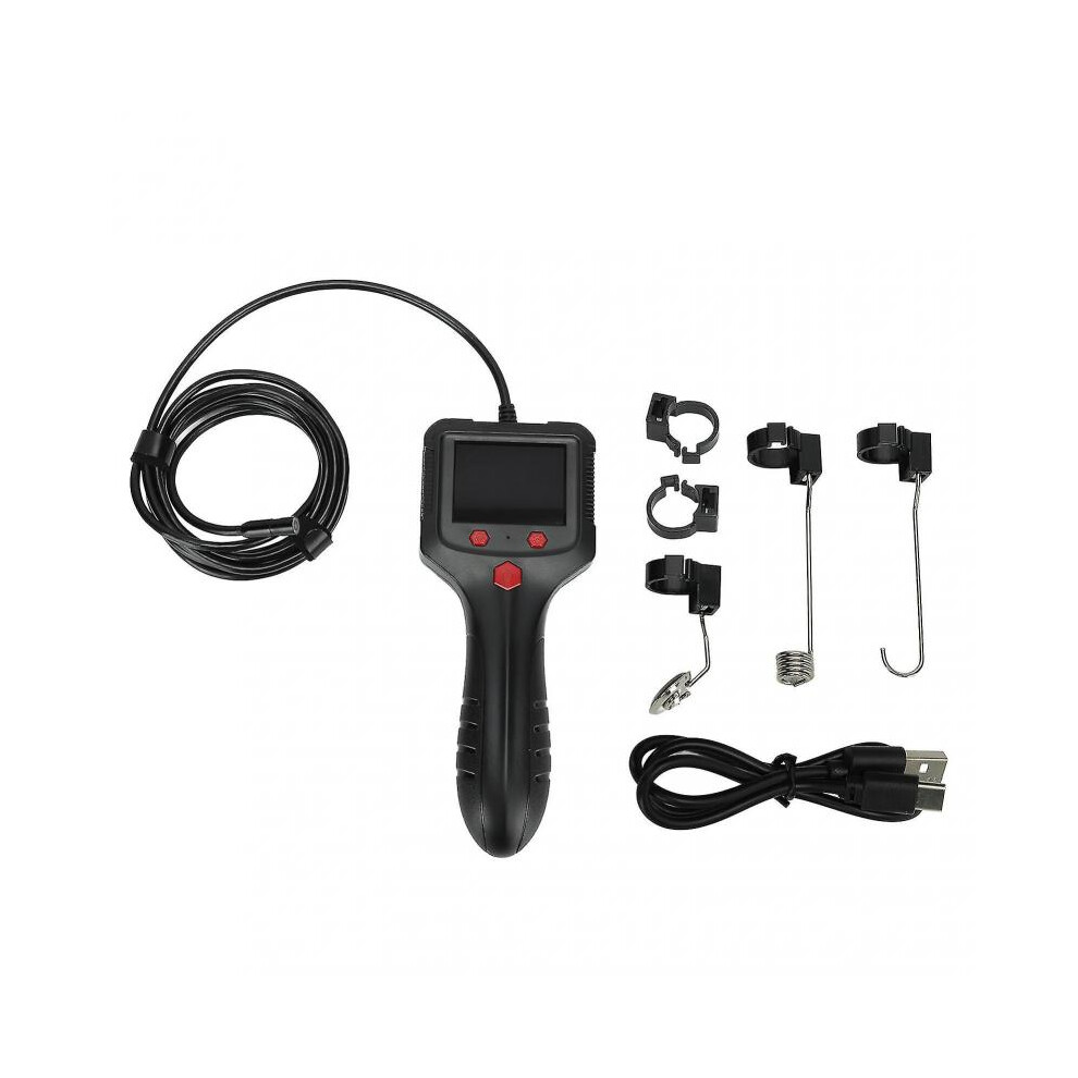 2.4In Lcd Inspection Camera, 1080P Hd Screen Endoscope with Real-Time Video Viewing And Image Capturing for Hard-To-Reach Areas, Built-In 18650