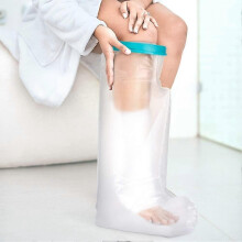(As show, One size) Waterproof plaster protector and bandage protector used for showering/bathing (adult foot)