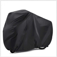 (As show, One size) Bicycle Cover for Bikes, Mountain Road Bike Rain Cover 67*23.6*33.4inch with Lock Hole Outdoor Waterproof and Anti Dust Rain Sun UV Protection (Black)