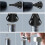 (As show, One size) Deburring External Chamfering Tool,(Hexagon-Black-2pcs) Chamfer Tool Deburring External Drill High Speed Stainless Steel Burr Removal Bit Quickly Repa 5