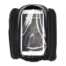 Sensitive Touch Screen Bag Designed for Seamless Splicing And Quick Release Bike Pouch, Bicycle Handlebar Storage with Reflective Sign And Stable