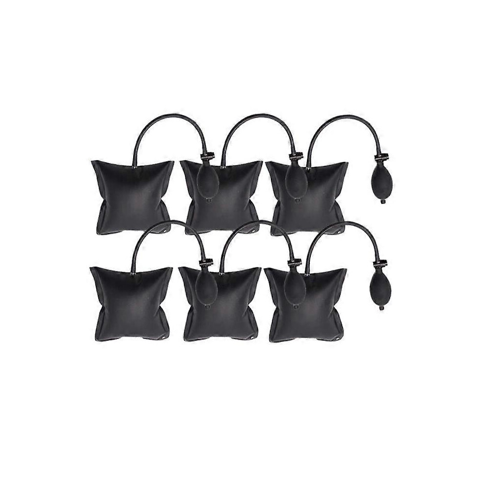 (As Show, One Size) 6 Mounting Pad Set, Auto/Wedge/Shim/Door Stop/Pry Bar/Pry Pneumatic Wedge Air Wedge Pump Wedge Alignment Tool Inflatable Shim Air 4704245205911