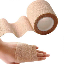 (As show, One size) 15 Rolls Self Adherent Wrap Stretch Bandages (Beige)Self Adhesive Bandage Wrap 2 inch Self Stick Bandage Wrap Tape for Wrist Ankle Swelling Sprains