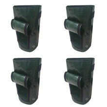 Vegetable Grow Bag with Harvest Windows, Reusable & Waterproof Thick Pe Fabric Planter Pot for Garden Space Saving