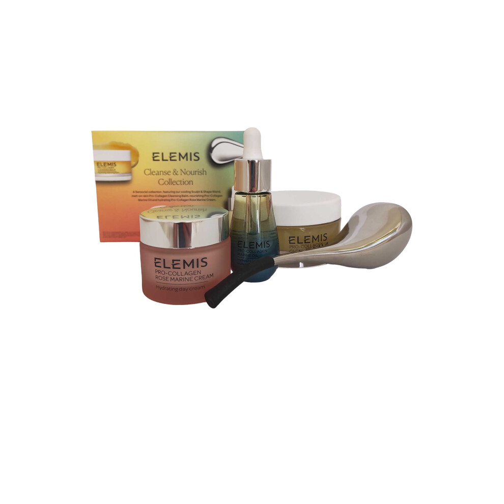 Elemis Cleanse and Nourish Collection Balm 50g, Face Oil 15ml, Day Cream 30ml+