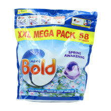 Bold All-n-1 Pods Spring Awakening - Stain Removal & Lenor Freshener (58 Pods)